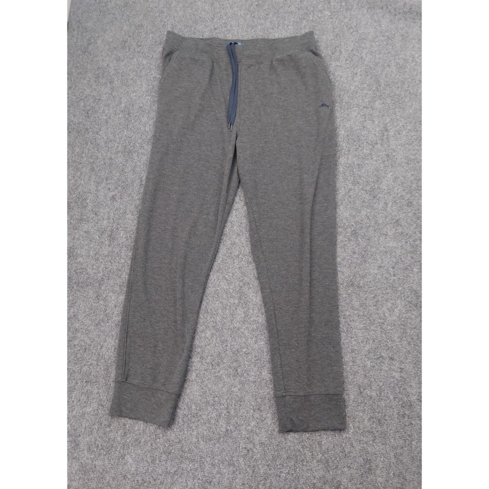Tommy Bahama Loungewear Pants Mens Large Gray Joggers Soft Drawstring Marlin